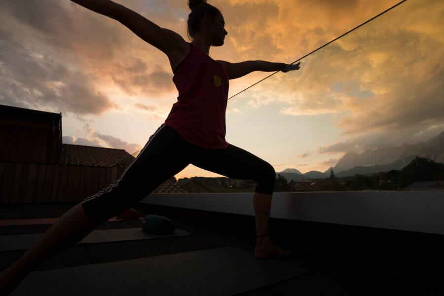 yoga und wandern
